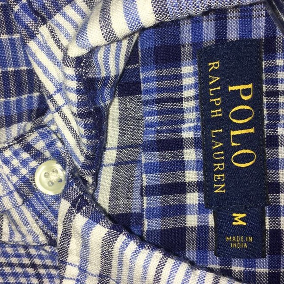 SOLD! Polo Ralph Lauren, Medium, Button Up - Picture 2 of 3